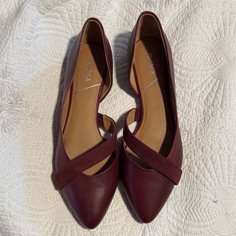 Burgundy Women's Flats from Anthropology